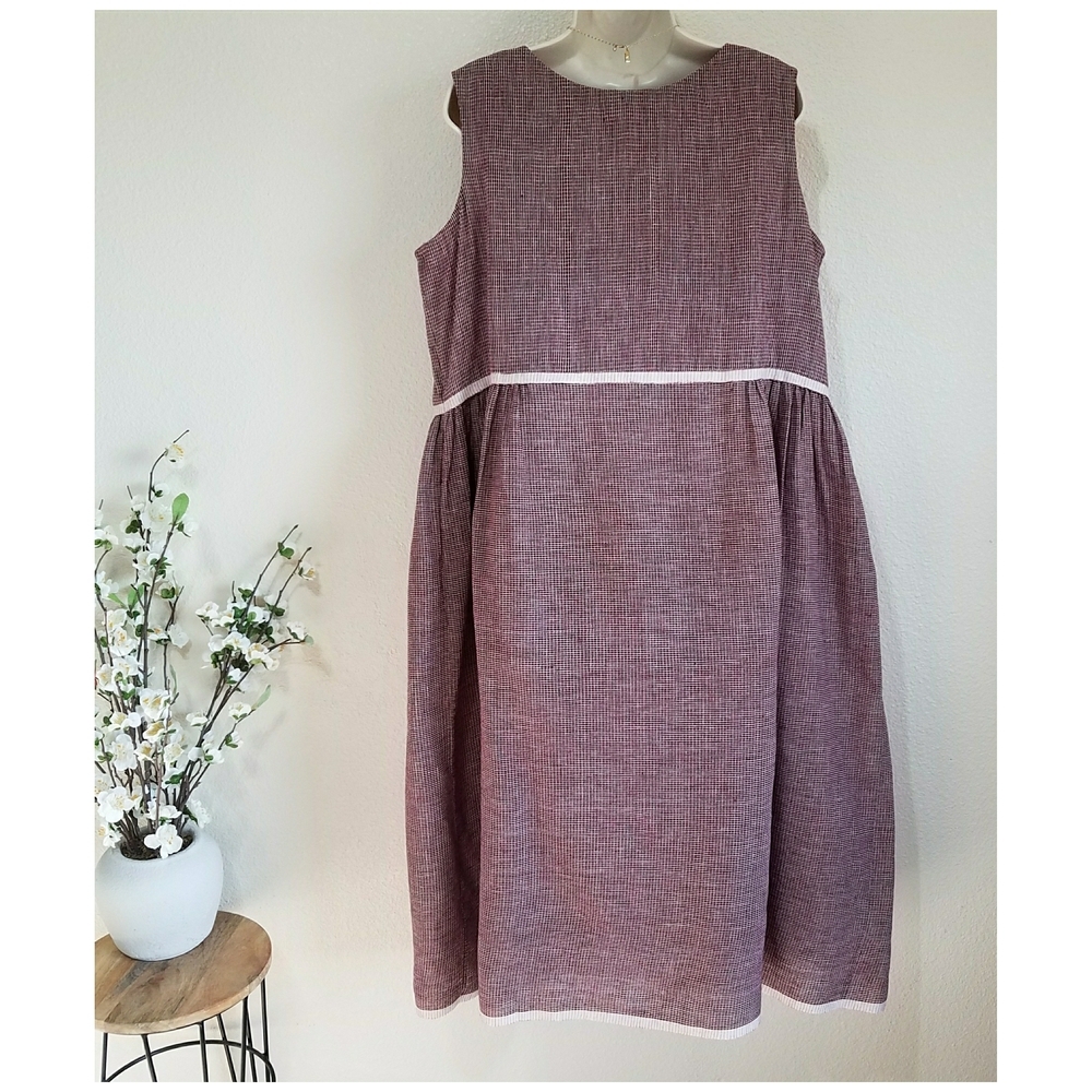 World of Crow Checkered Midi Dress - Picture 6 of 12